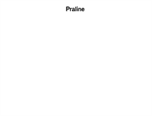 Tablet Screenshot of designbypraline.com
